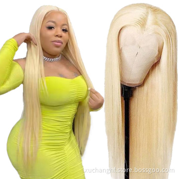 Hot sale 613 transparent lace front wig,Brazilian 613 blonde front lace human hair wig,40 inch 613 virgin hair human hair wigs